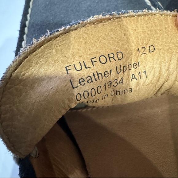 Polo Ralph Lauren fulford gray suede loafers EUC